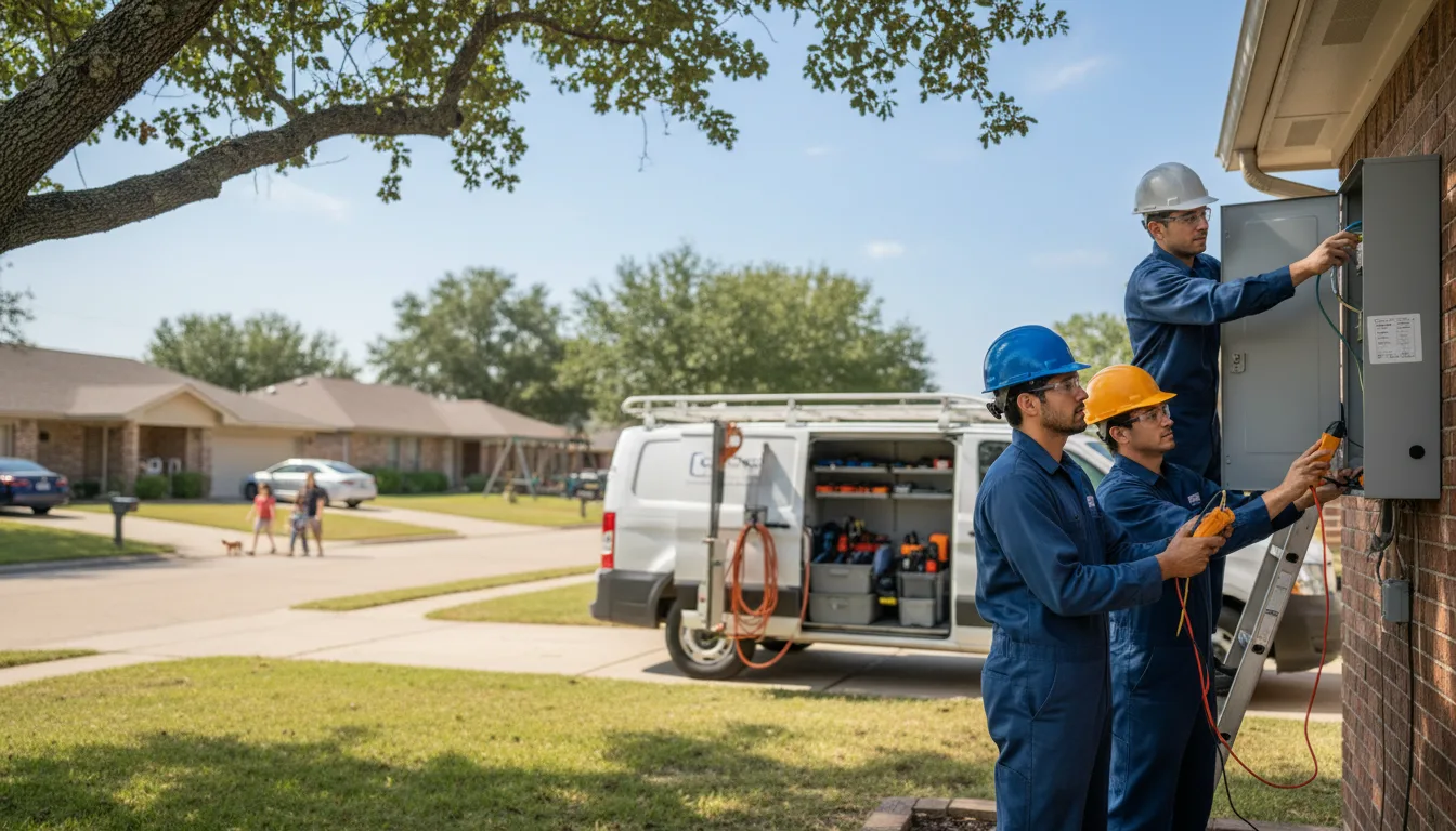 Certified electrician providing emergency electrical services in Daisy, MO